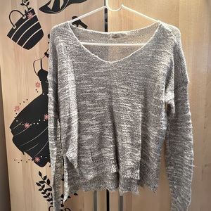Hollister crop tweed sweater